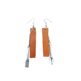 Earring 3 (Fork & Spoon)
