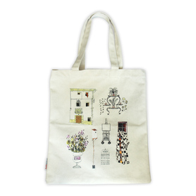 Zobel Buildings Sketches Tote Bag