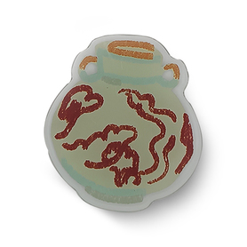 Ref Magnet (Brown & White Jar)