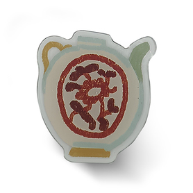 Circular Ewer With Chrysanthemum Magnet