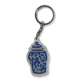 Key Chain (Blue & White Jar)