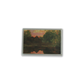 Amorsolo Untitled Landscape with Nipa Hut and Mangrove Magnet