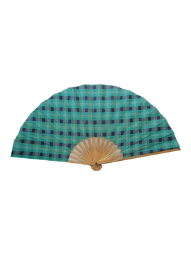 Inabel Fan #011 -Green and Blue