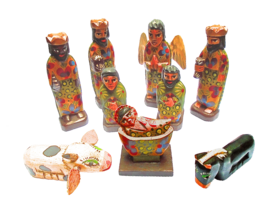 Nativity 9 -Wooden carved