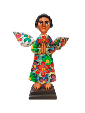 Angel 2 - Standing wooden angel with base