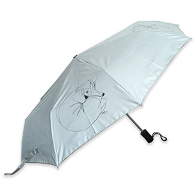 Zobel Dog White Foldable Umbrella