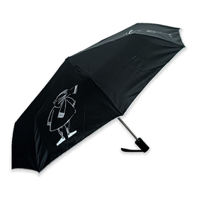 Zobel Sketchbook Black Foldable Umbrella