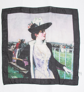 Luna Lady at the Racetrack Scarf