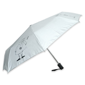 Zobel Sketchbook White Foldable Umbrella