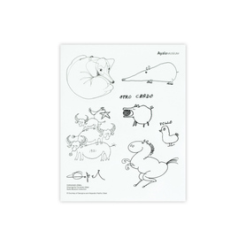 Zobel Animal Sketches Stickers